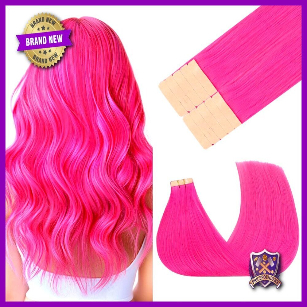 Human Hair Tape-In Extensions Silky Soft Invisible Highlighted Party Wear